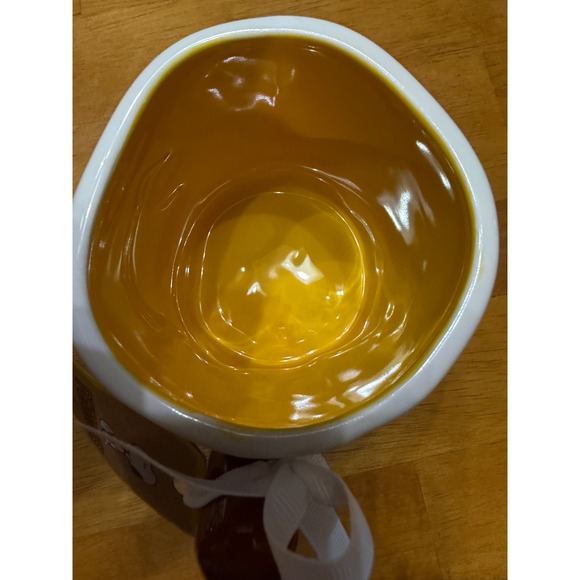 Peanuts Rae Dunn Touchdown Football Mug, Snoopy, Woodstock, Double Sided - Picture 5 of 6